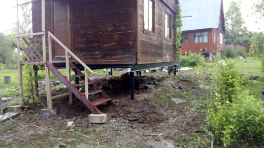 Фундамент на винтовых сваях 6x6м